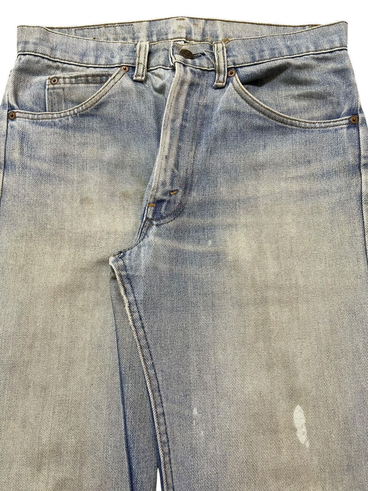 Levi's Crazy Vintage 70s Levis Orange Tab Button #8 Mud Wash Faded Size US 32 / EU 48 - 4 Thumbnail