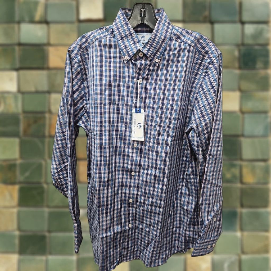 Southern Tide Southern Tide Button-Down Plaid Shirt Men Small Classic Fit Long Sleeve Button-Up Multicolor Size US S / EU 44-46 / 1 - 1 Thumbnail