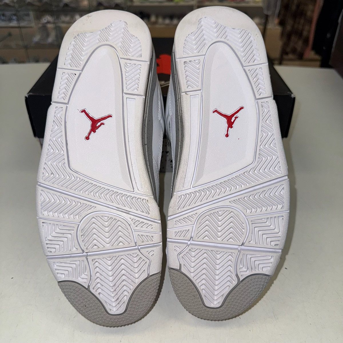 Jordan Brand Size 8.5W -Nike Air Jordan 4 Retro GS White Oreo -DJ4699 100 Size US 8.5 / IT 38.5 - 5 Thumbnail