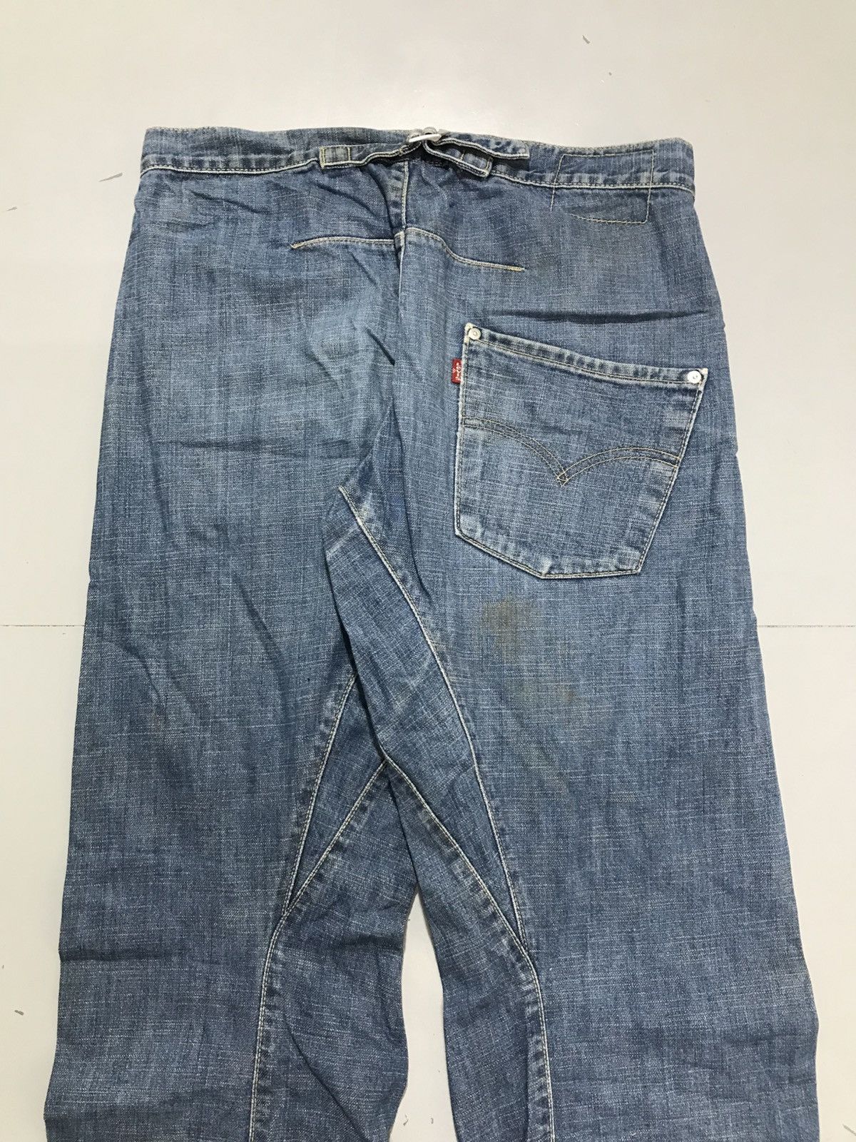 Levi's Vintage Levi’s engineer jeans buckle belt denim Size US 32 / EU 48 - 11 Thumbnail