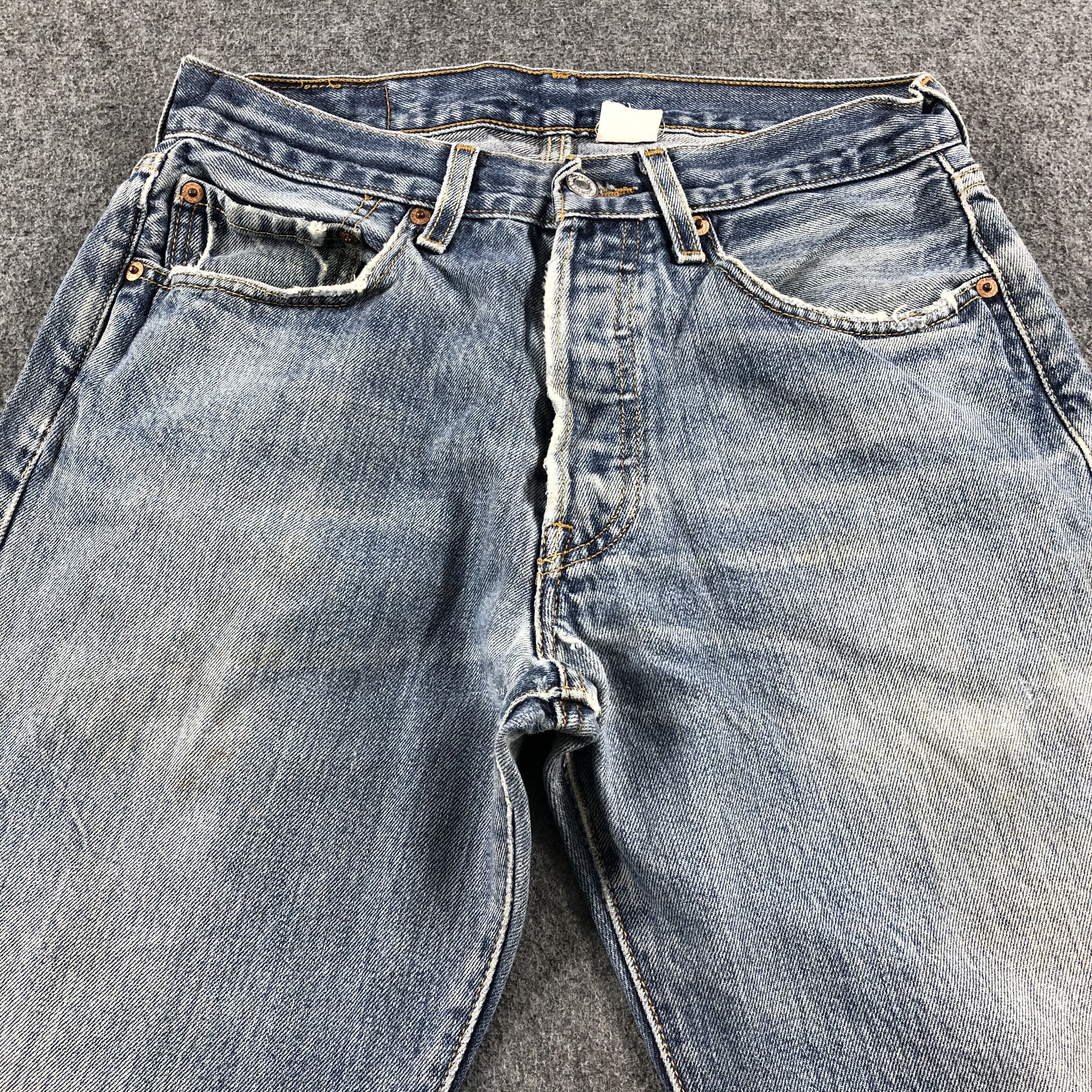 Levi's Vintage Blue Wash Levis 501 Jeans-J2312 Size US 29 - 3 Thumbnail