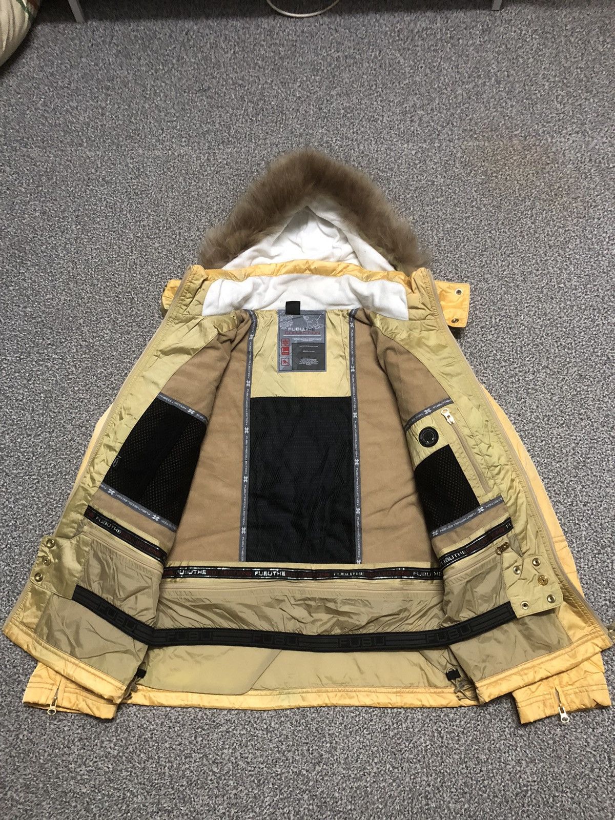 If Six Was Nine Vintage 90s Sunfaded Fubu The Collection Fur Ski Jacket Size M / US 6-8 / IT 42-44 - 5 Thumbnail