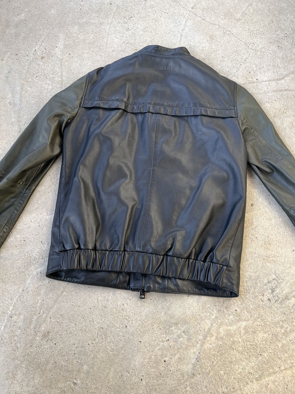 Armani Armani Jeans Leather Jacket Size US S / EU 44-46 / 1 - 3 Thumbnail