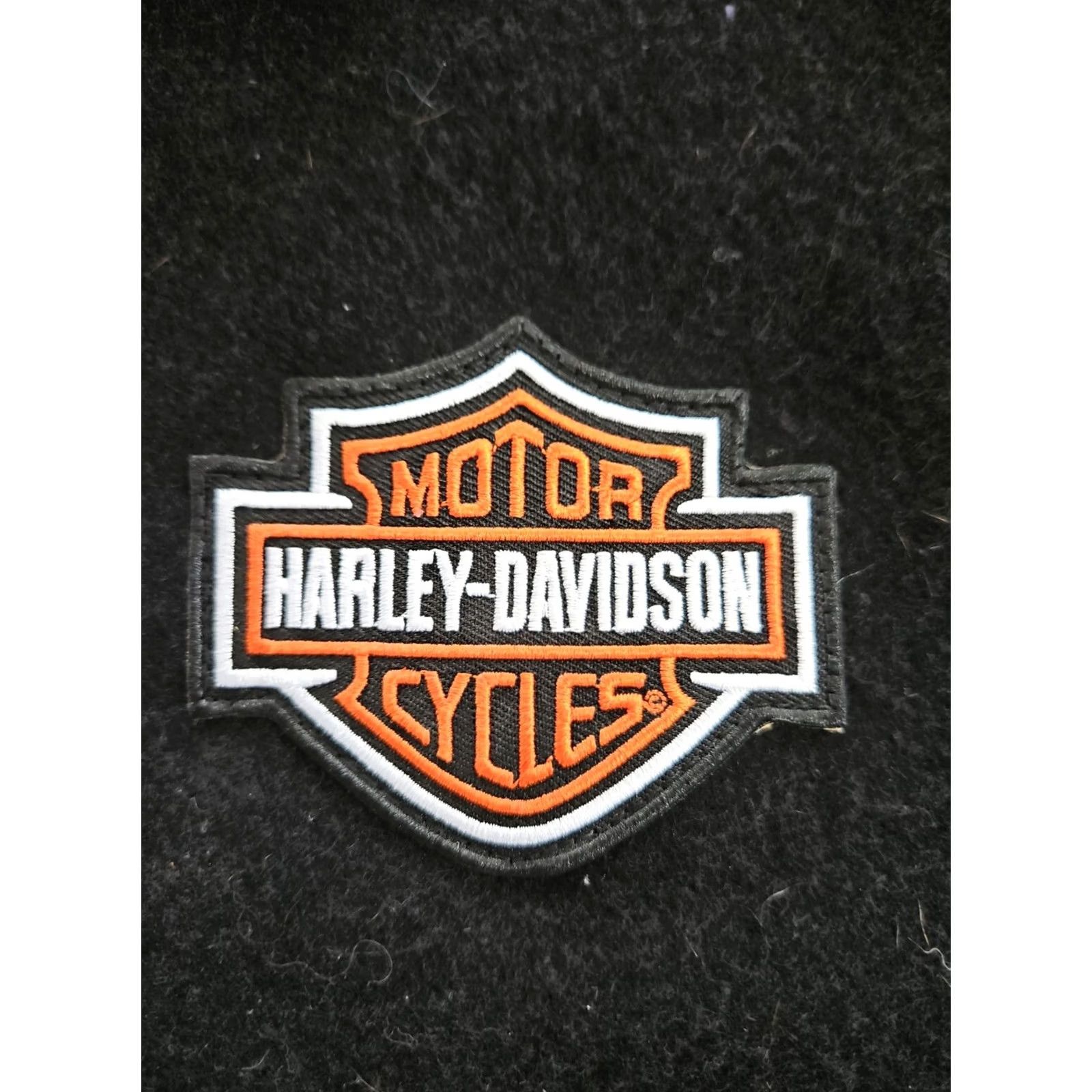 Harley Davidson VINTAGE Harley-Davidson Black Leather Wool Motorcycle Biker JACKET MENS Sz Large Jacket Mens 90s Black Biker Size US L / EU 52-54 / 3 - 3 Thumbnail