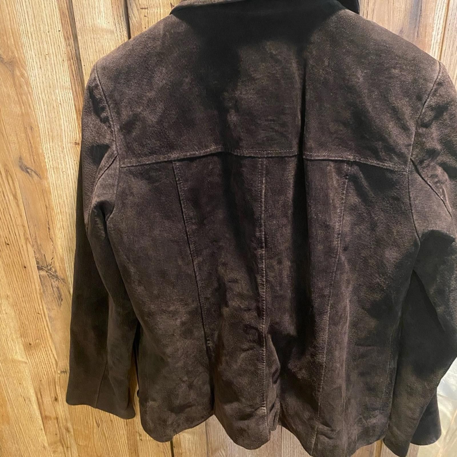 Other Leather brown coat size M Size M / US 6-8 / IT 42-44 - 3 Thumbnail