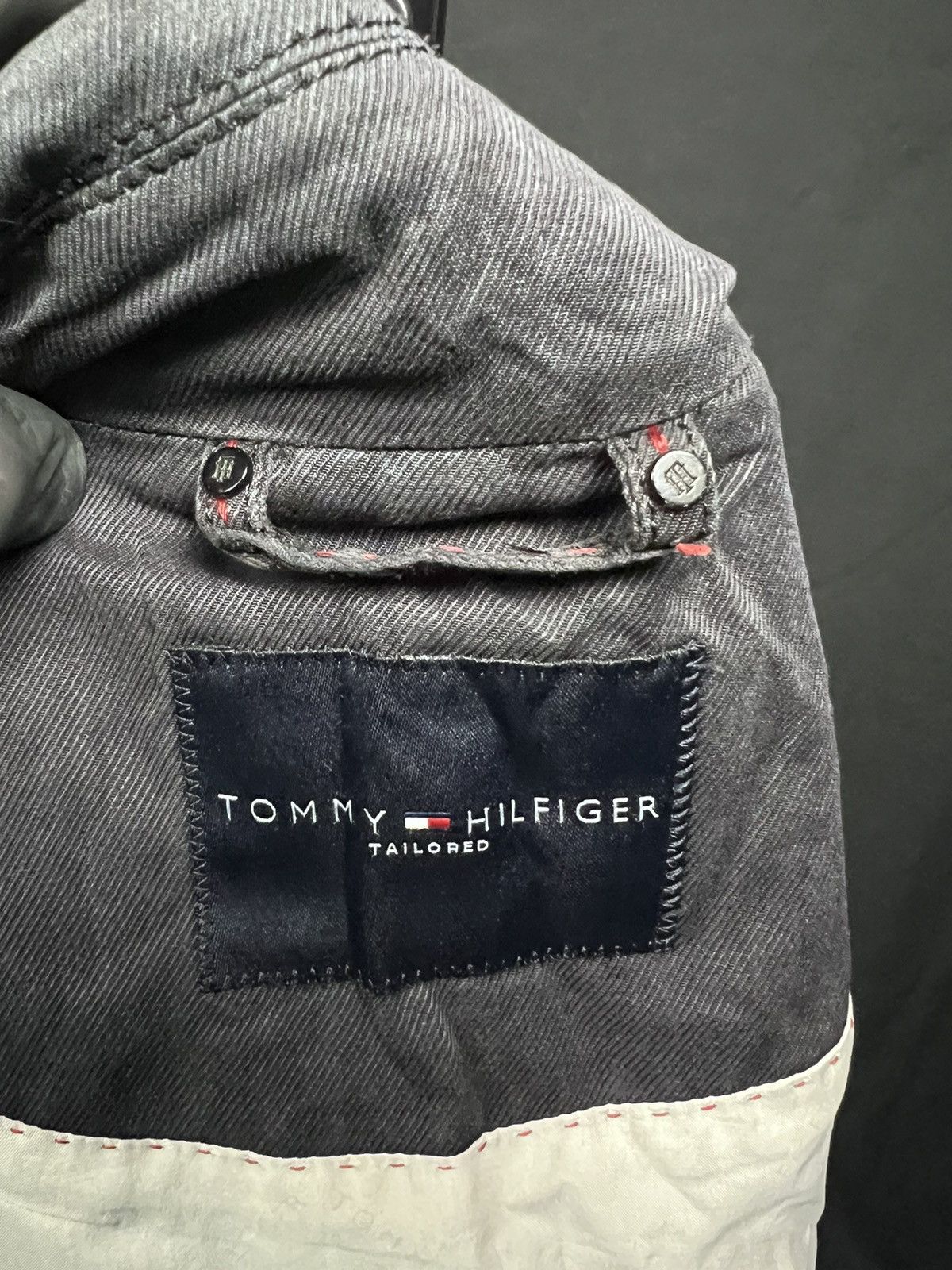 Designer × Tommy Hilfiger × Vintage 🔴 Vintage Tommy Hilfiger Morice heavy coat jacket Size US L / EU 52-54 / 3 - 11 Thumbnail