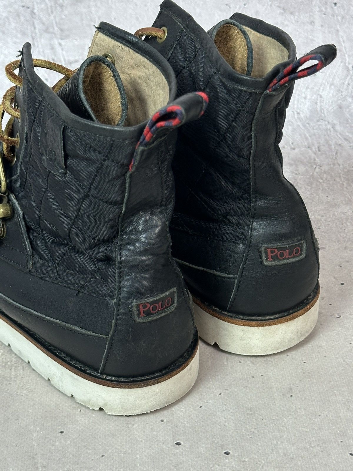 Ralph Lauren Vintage Polo Ralph Laurent Saddle Worth Buckle Leather Boots Size US 9 / EU 42 - 14 Thumbnail