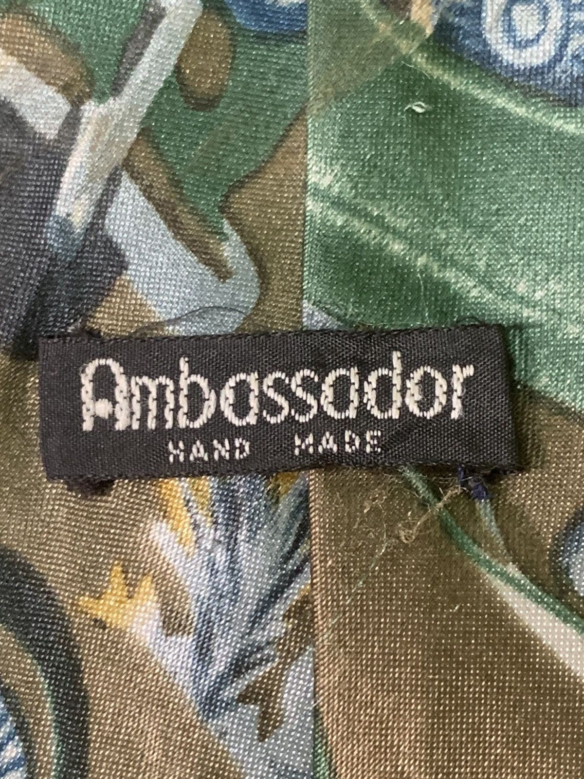 Handmade × Japanese Brand × Vintage Rare Design Vintage Ambassador Hand Made Ties Size ONE SIZE - 5 Thumbnail