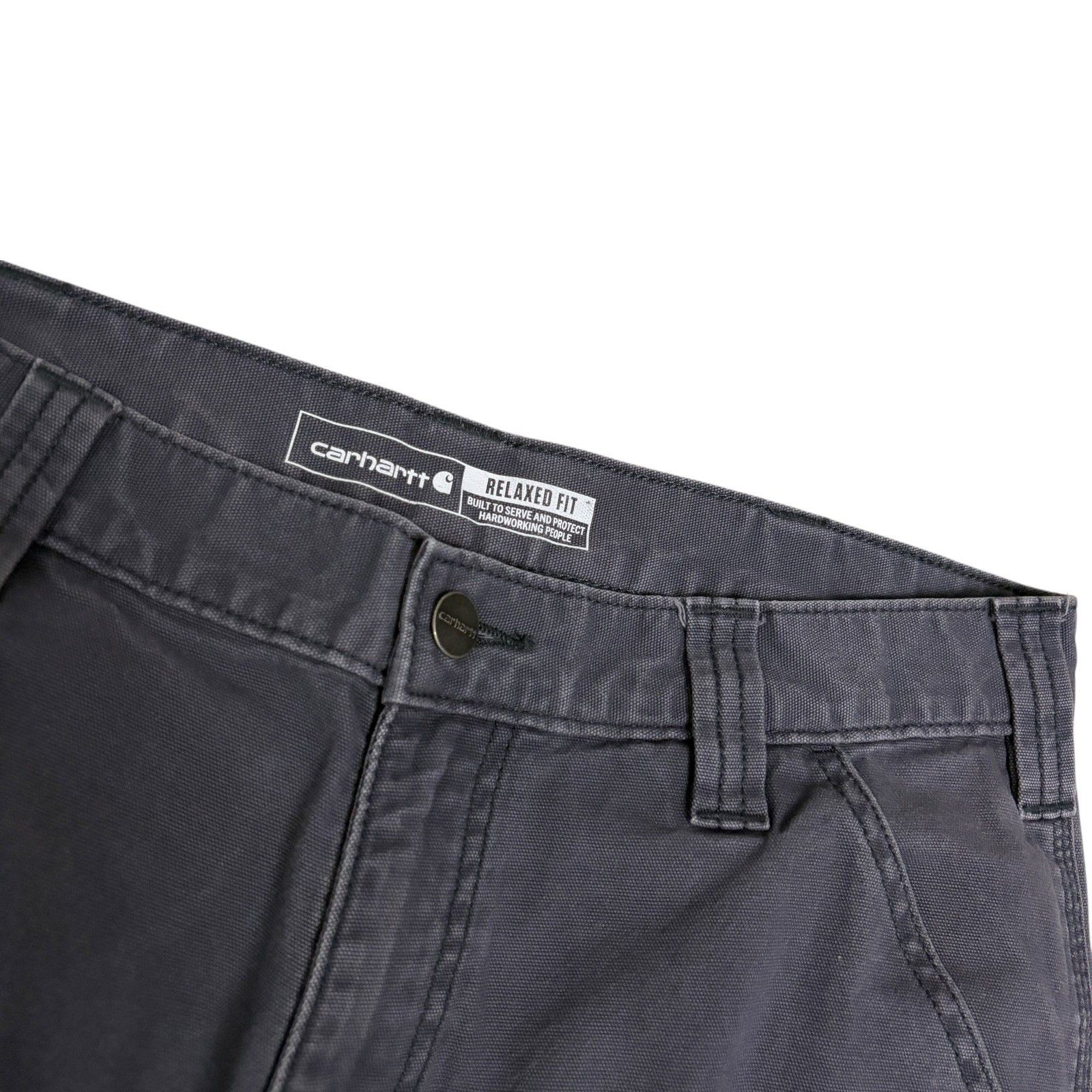 Carhartt CARHARTT Relaxed Fit Leg Canvas Cargo Work Pants Mens 31x34 Size US 31 - 6 Thumbnail