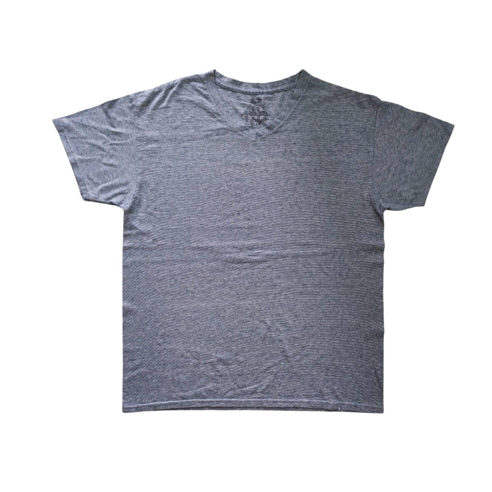 Fruit Of The Loom 00s fruit of the loom platinum v neck blue stripes 21.5/27 Size US L / EU 52-54 / 3 - 1 Thumbnail
