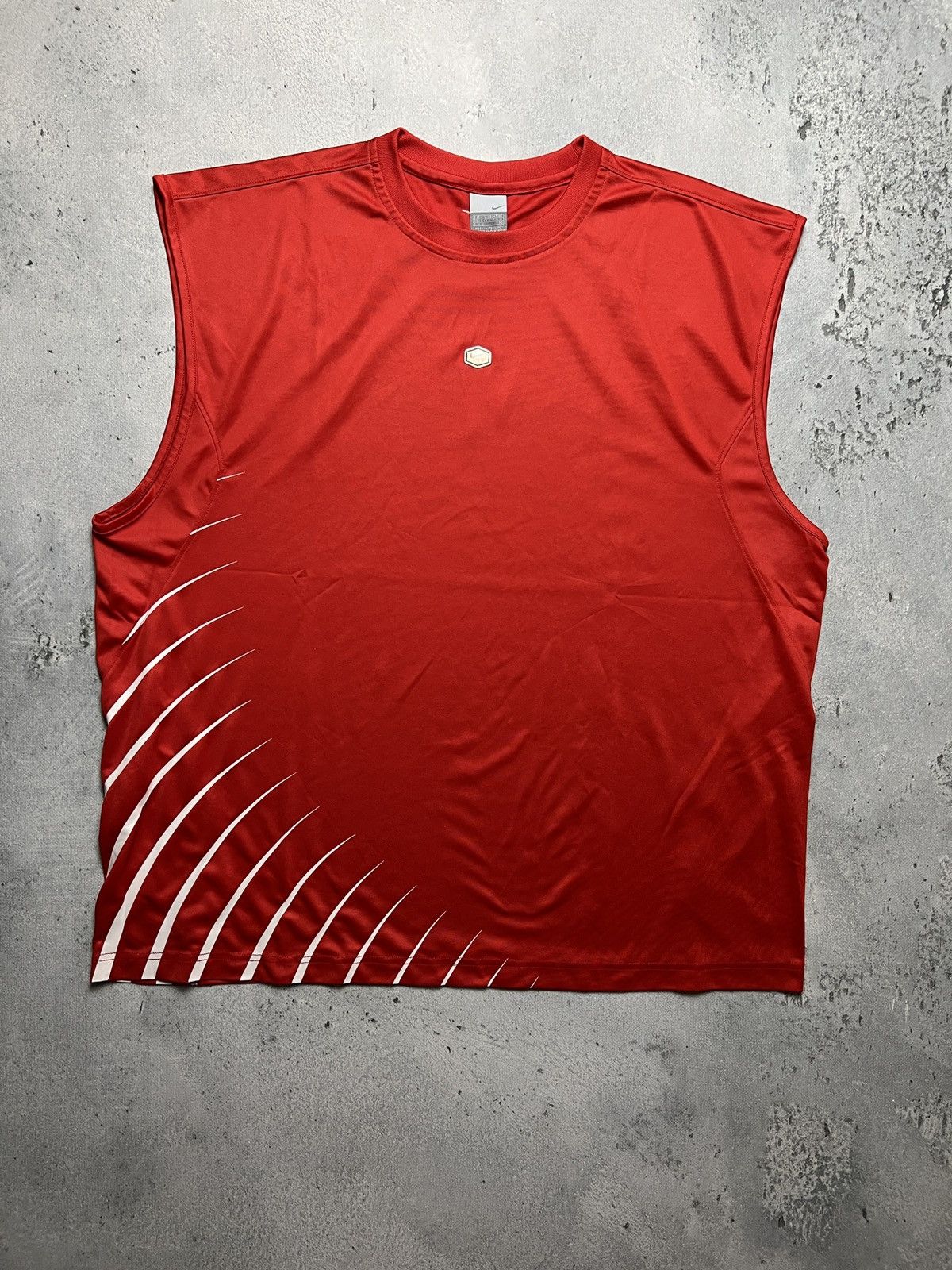 Nike Nike TN Spell Out Vintage Sleeveless T-Shirt Tuned dril rare Size US XXL / EU 58 / 5 - 1 Thumbnail