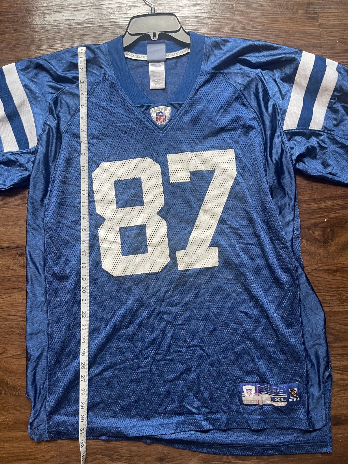 Reebok Vintage Reggie Wayne Indianapolis Colts Jersey Adult XL Size US XL / EU 56 / 4 - 7 Thumbnail