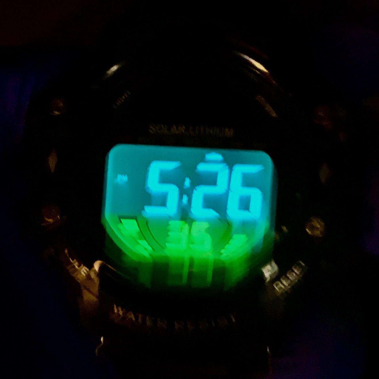 Other Men’s 82-102 Digital Wristwatch Working NOT SOLAR POWERED Size ONE SIZE - 7 Thumbnail