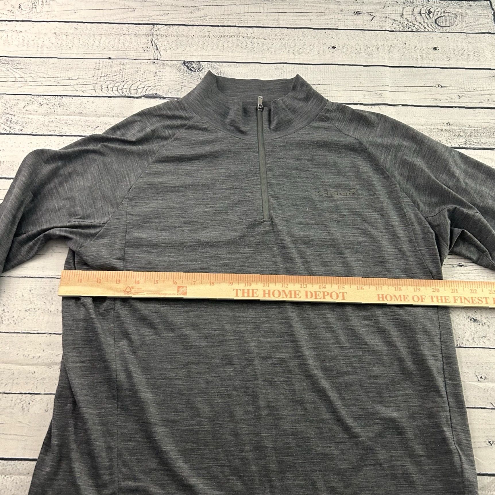 Vintage McLaren Long Sleeve Wool Blend 1/4 Zip Lightweight Jacket Men's XL Gray Size US XL / EU 56 / 4 - 4 Thumbnail