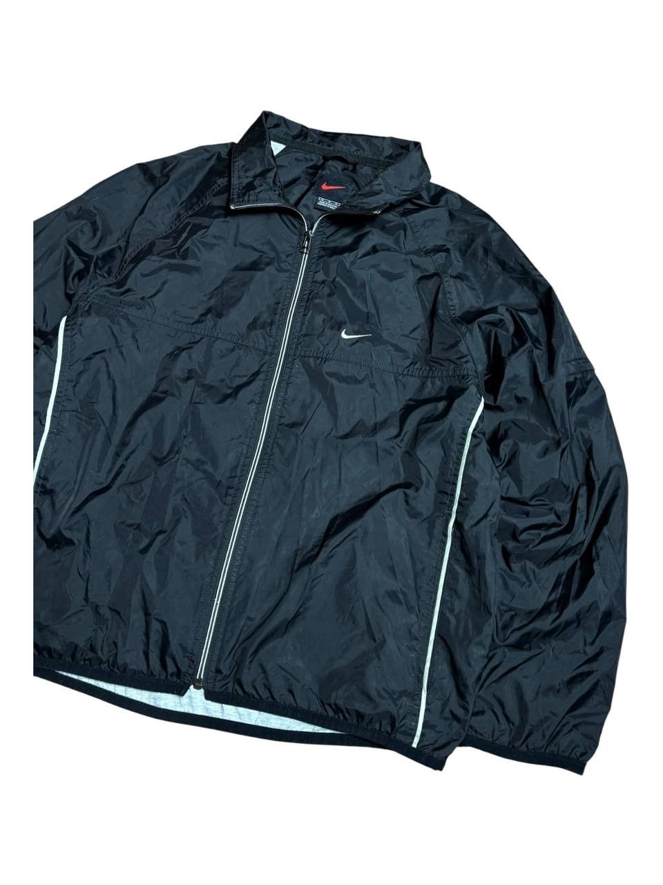Nike Vintage 90's Nike Boxy Nylon Lined Jacket Size US L / EU 52-54 / 3 - 10 Thumbnail