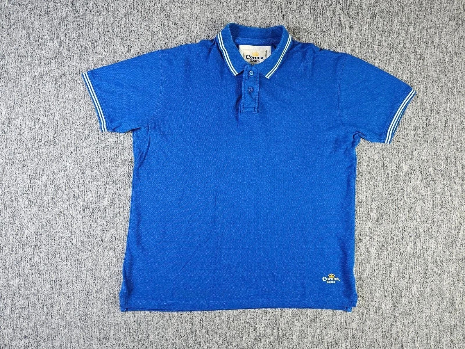 Other Corona Extra Vintage Promo Polo Shirt Embroidered Men 2XL Size US XXL / EU 58 / 5 - 2 Thumbnail