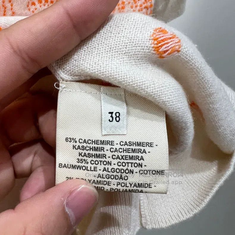 Hermes Hermes Pattern full-print polka dot crewneck sweater cashm Size XS / US 0-2 / IT 36-38 - 4 Thumbnail