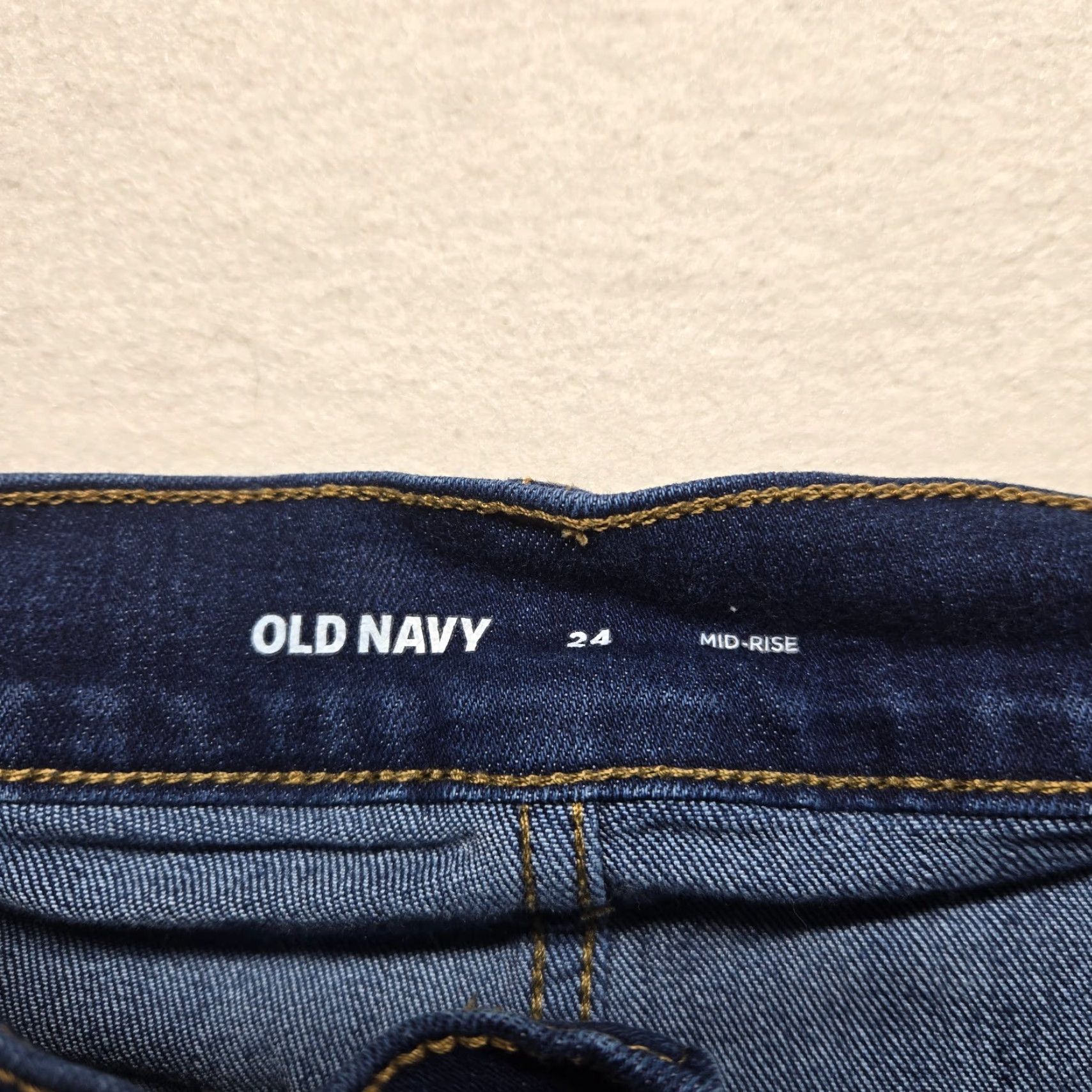 Old Navy Old Navy Denim Mid-Rise Shorts Blue Jean 5-Pocket Pocketed Cuffed Casual Adult Womens 24 - Womens Size 42" / US 20 - 2 Thumbnail