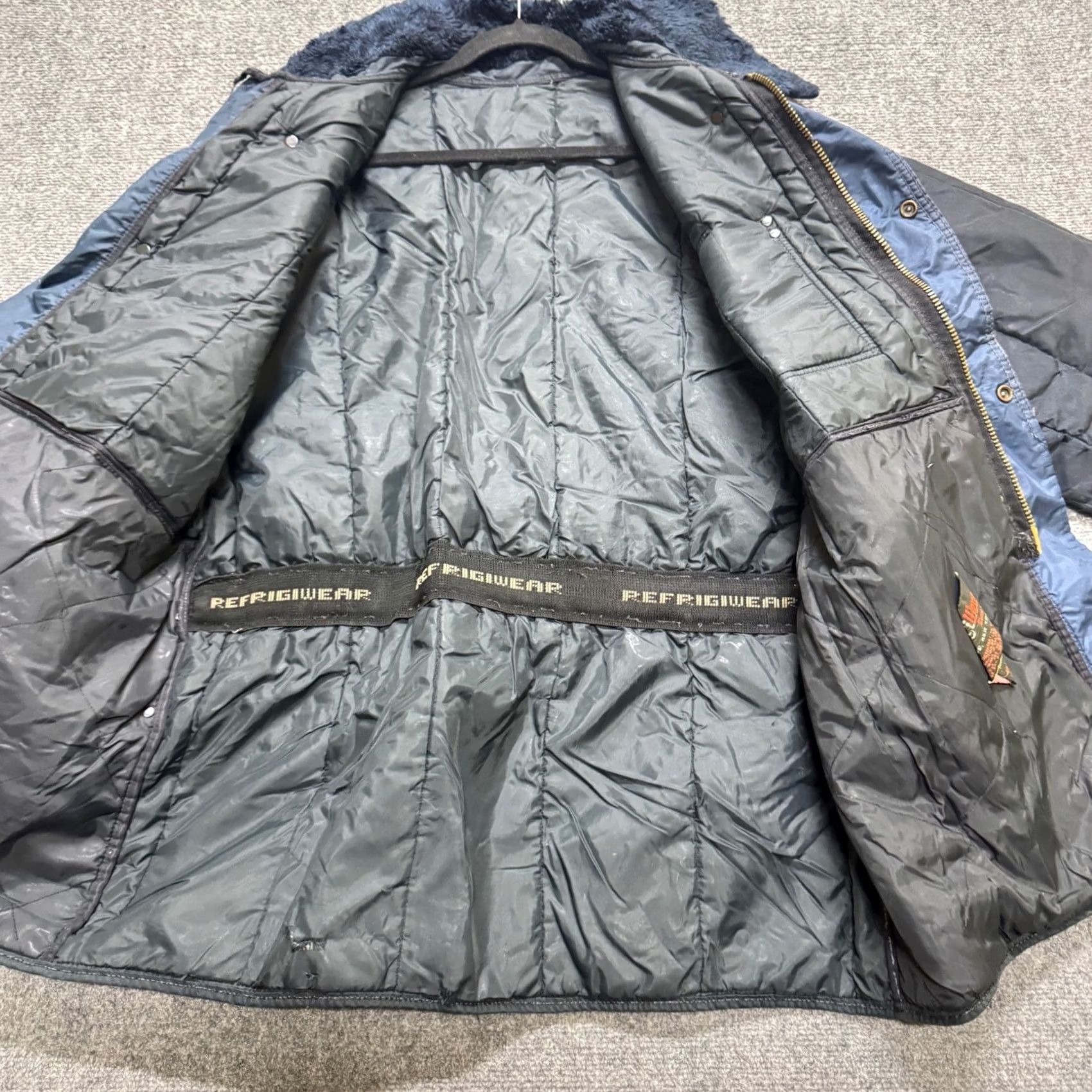 The Unbranded Brand RefrigiWear Jacket Mens 2XL Insulated Broken Zipper Fur Collar Puffer Black Size US XXL / EU 58 / 5 - 3 Thumbnail