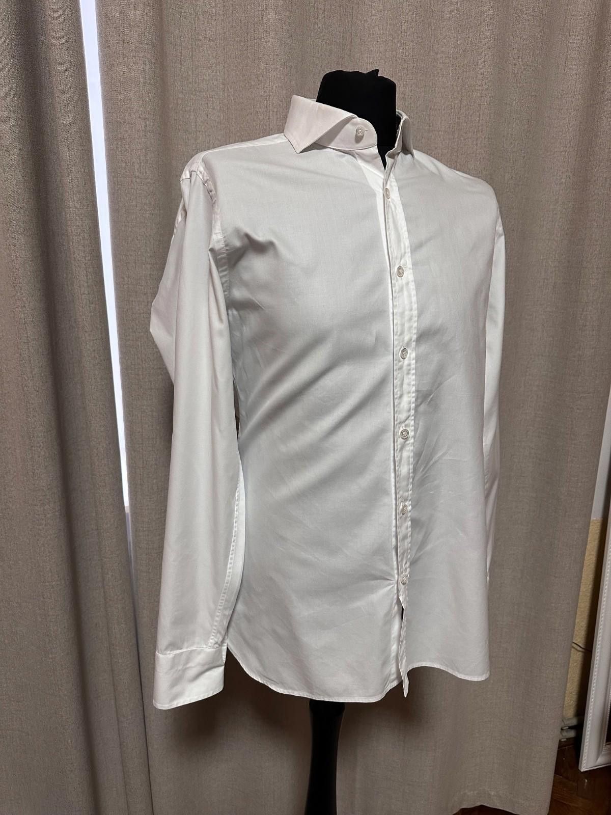 Tom Ford Tom Ford White Cotton Dress Shirt Size 42 Italy Made Size 42R - 3 Thumbnail
