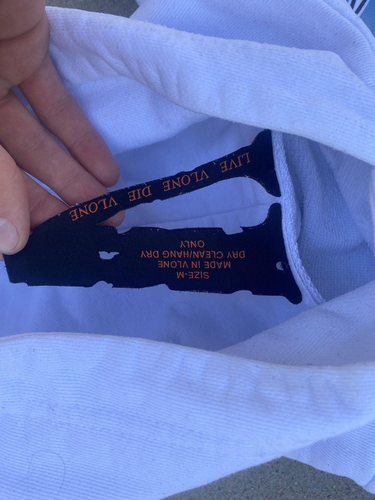 Vlone White Vlone Old English Hoodie Size US M / EU 48-50 / 2 - 5 Thumbnail