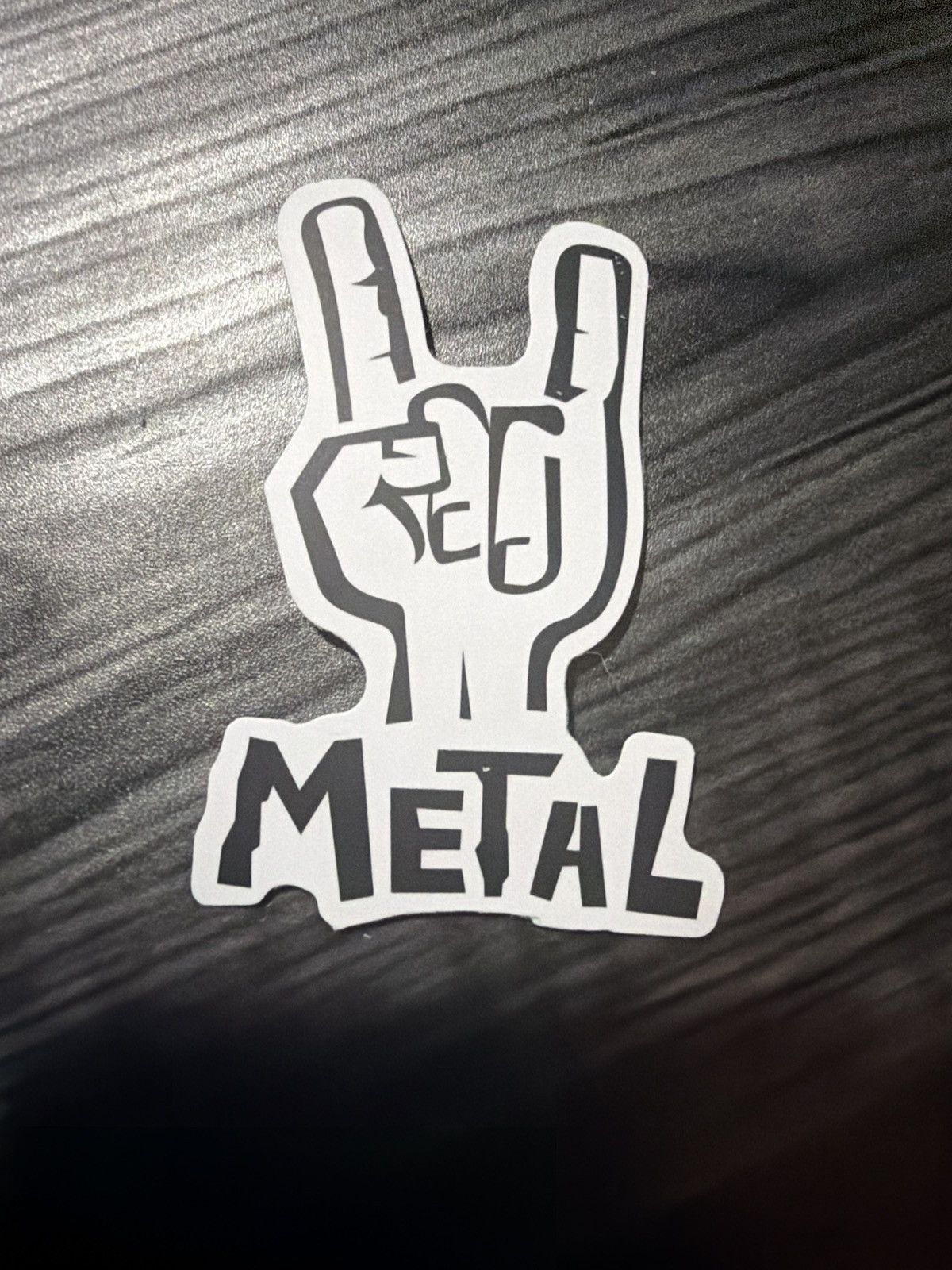 Hypebeast Metal Rock On Sticker Size ONE SIZE - 1 Thumbnail