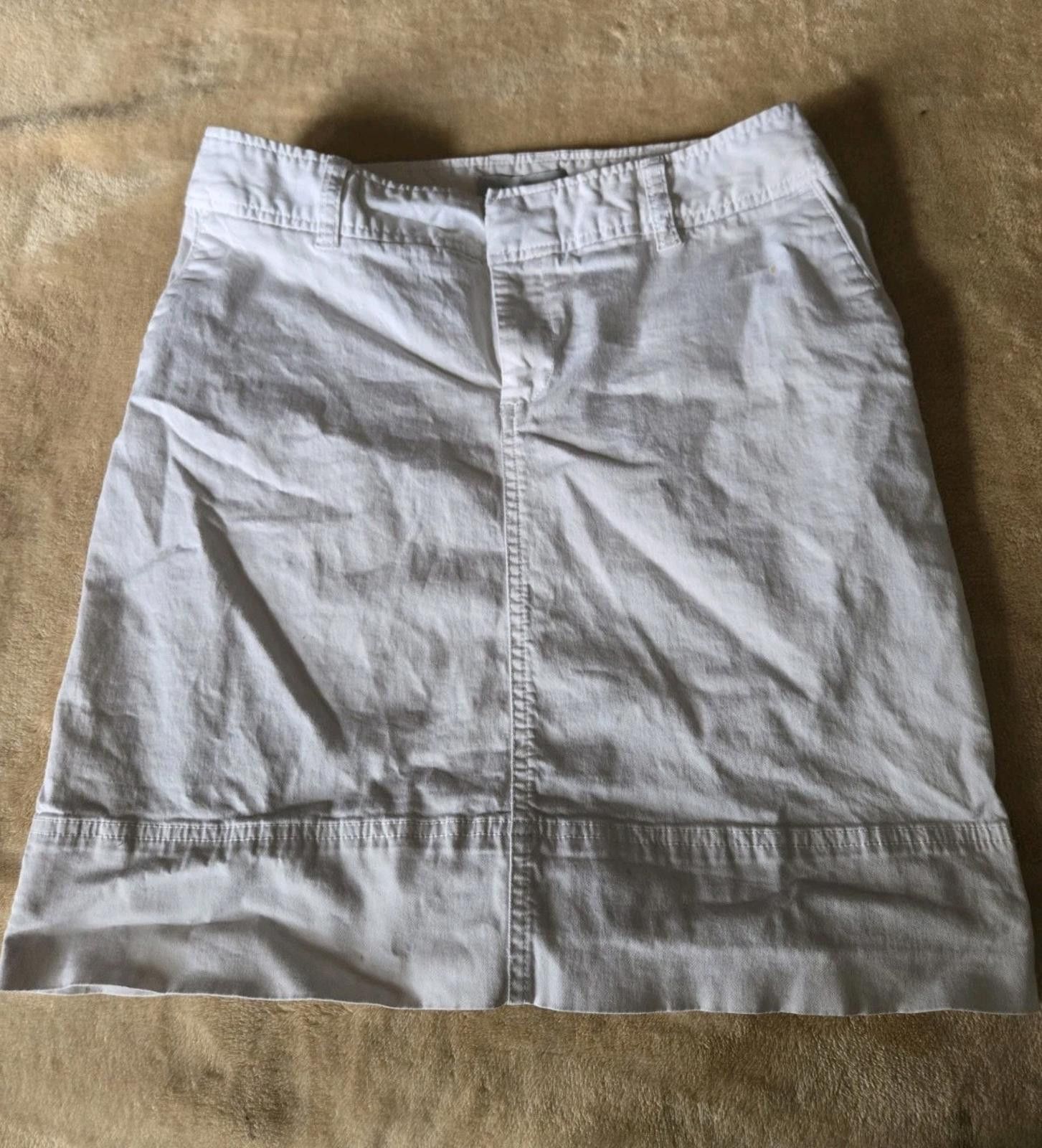Merona Merona All White Skirt Knee Length Midi Pencil Women Size 4 Size 27" / US 4 / IT 40 - 4 Thumbnail