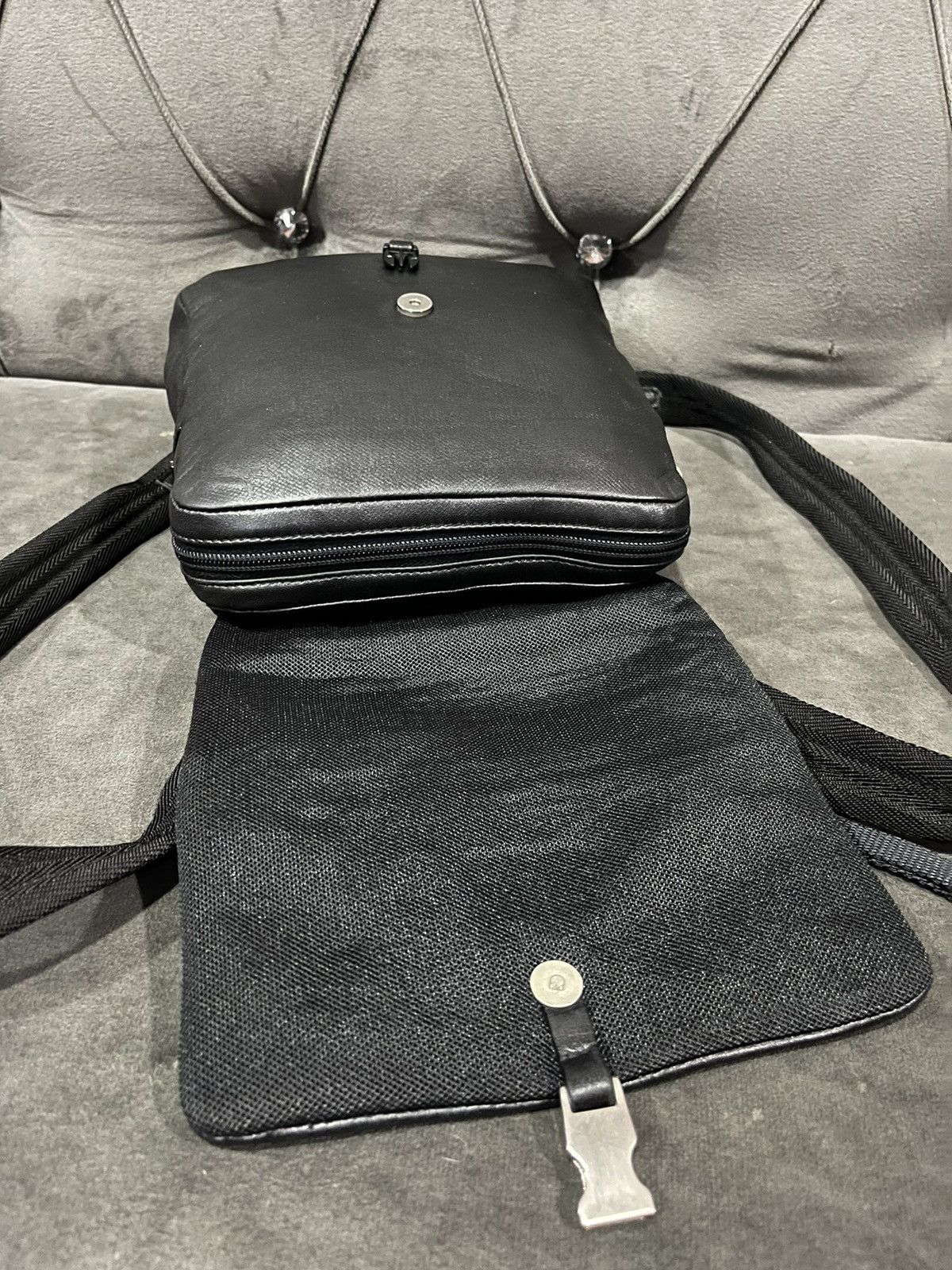 Leather × Prada Authentic PRADA Leather Backpack Size ONE SIZE - 12 Thumbnail
