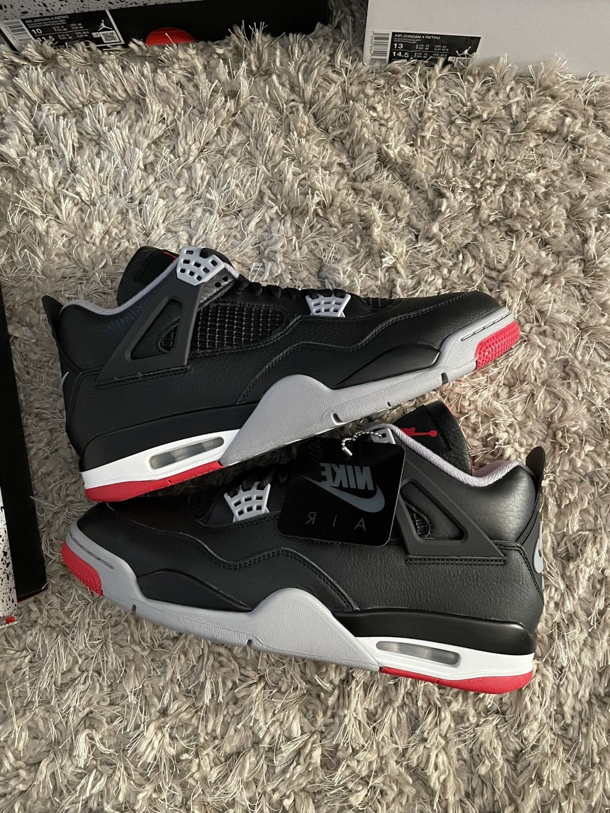 Jordan Brand Jordan 4 Bred Reimagined Size US 11 / EU 44 - 2 Thumbnail