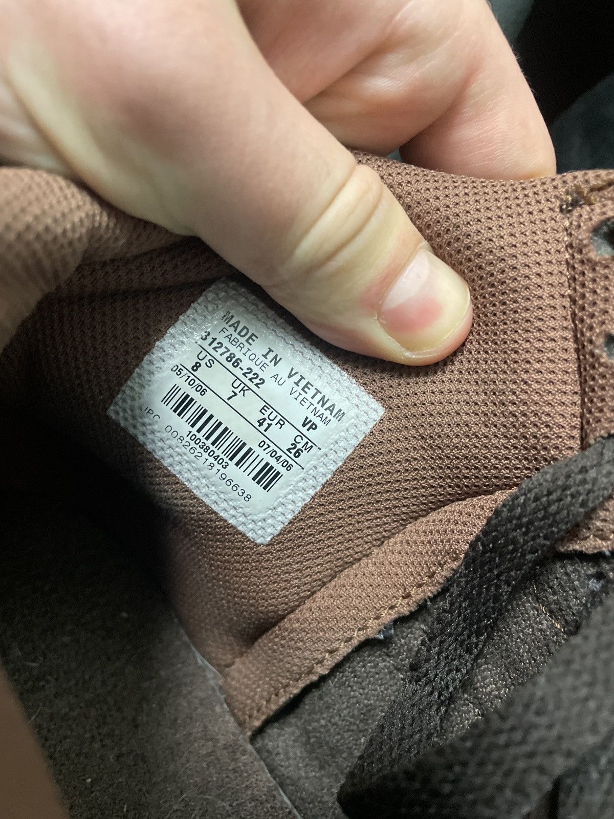 Nike Nike Dunk Hi Premium Brown Leather Sneakers Size US 8 / EU 41 - 7 Thumbnail