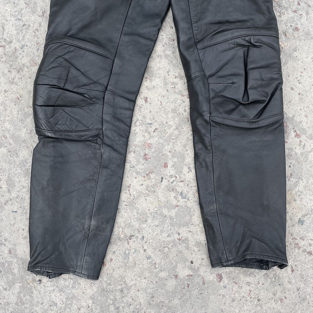 Other Vintage Moto Leather Pants 50 size Y2K 90s USA Japanese Size US 30 / EU 46 - 3 Thumbnail