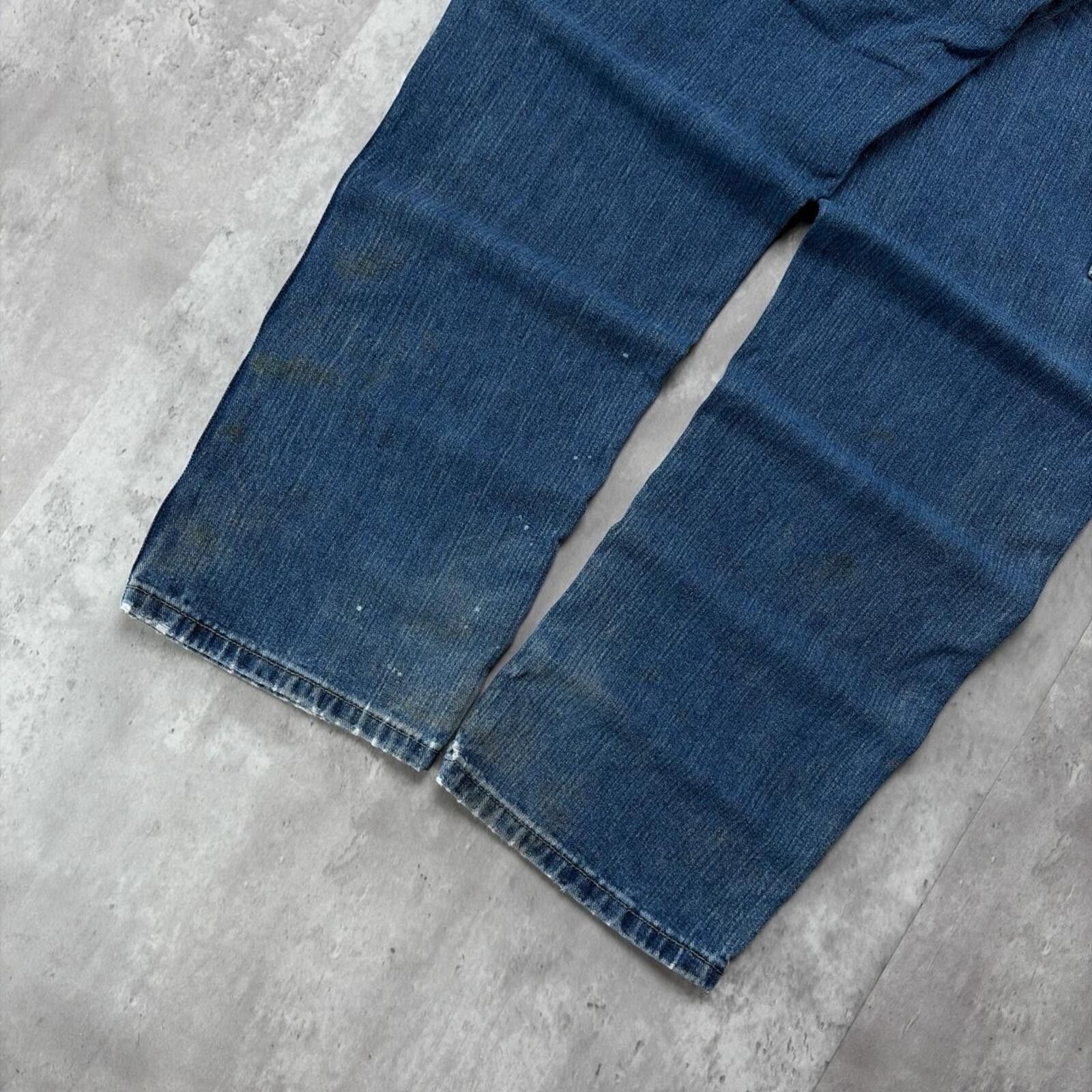 Dickies Y2K Dickies Carpenter Baggy Distressed Skater Denim Jeans Size US 34 / EU 50 - 3 Thumbnail