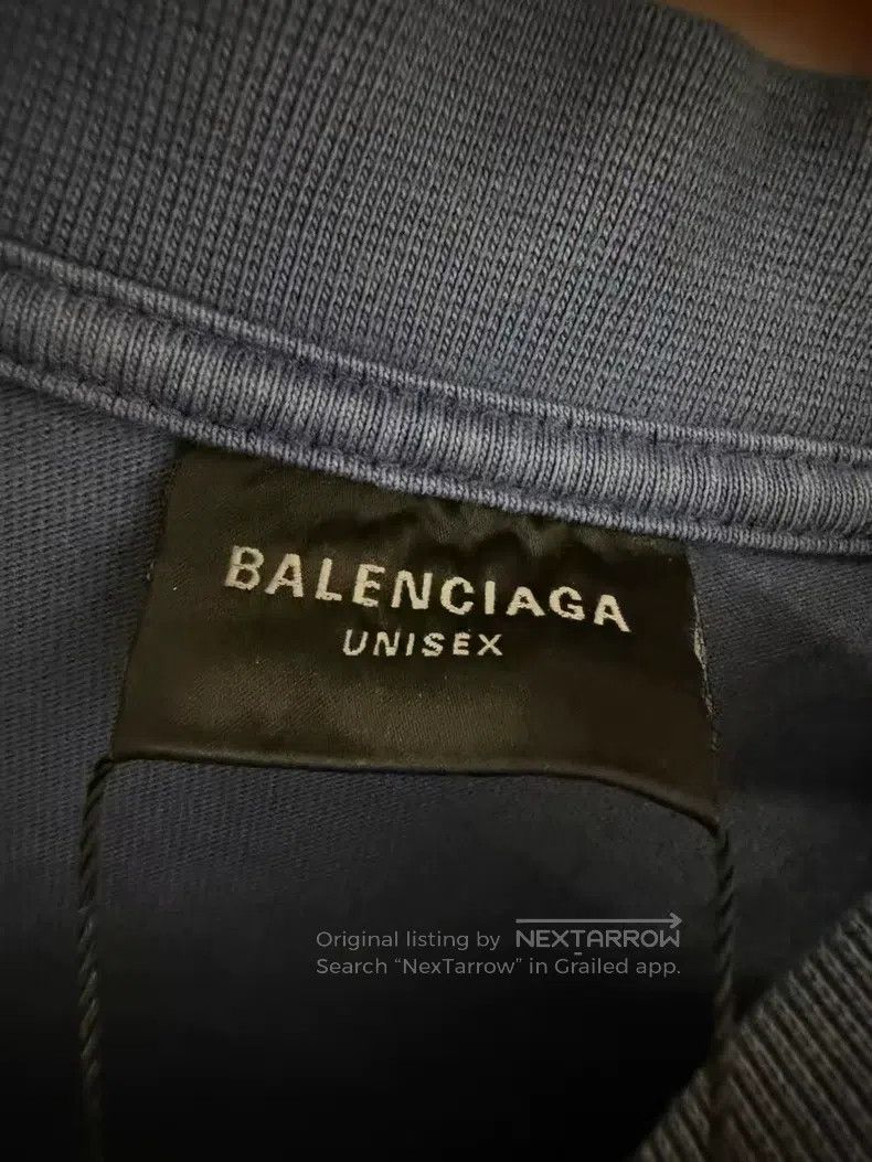 Balenciaga Balenciaga Haze Blue Front and Back Logo Embroidered Short Size US M / EU 48-50 / 2 - 3 Thumbnail