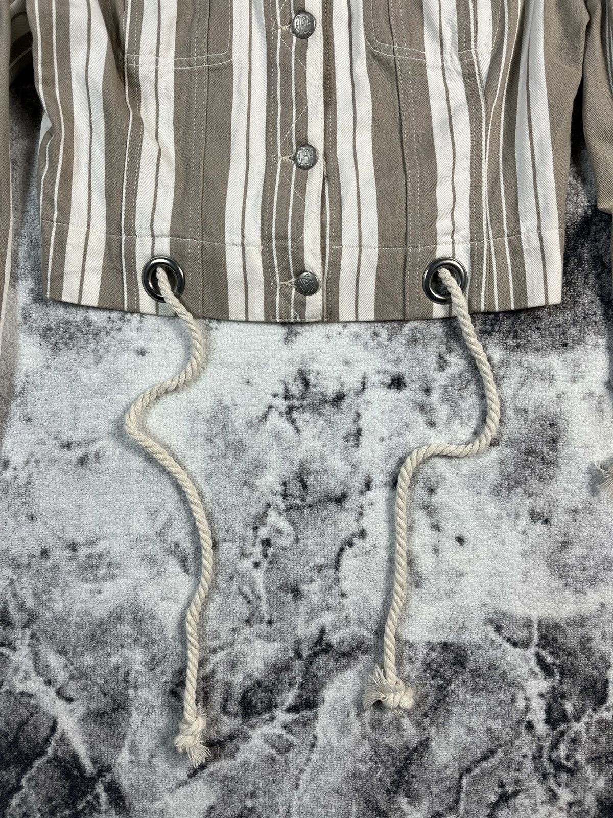 Jean Paul Gaultier Jean-Paul Gaultier Jeans 90s Rope Eyelet Jacket Archive Size S / US 4 / IT 40 - 4 Thumbnail