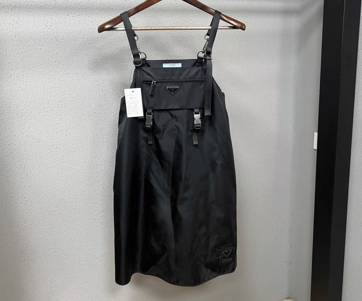 Prada Prada Nylon dress with triangle Size XS / US 0-2 / IT 36-38 - 1 Thumbnail