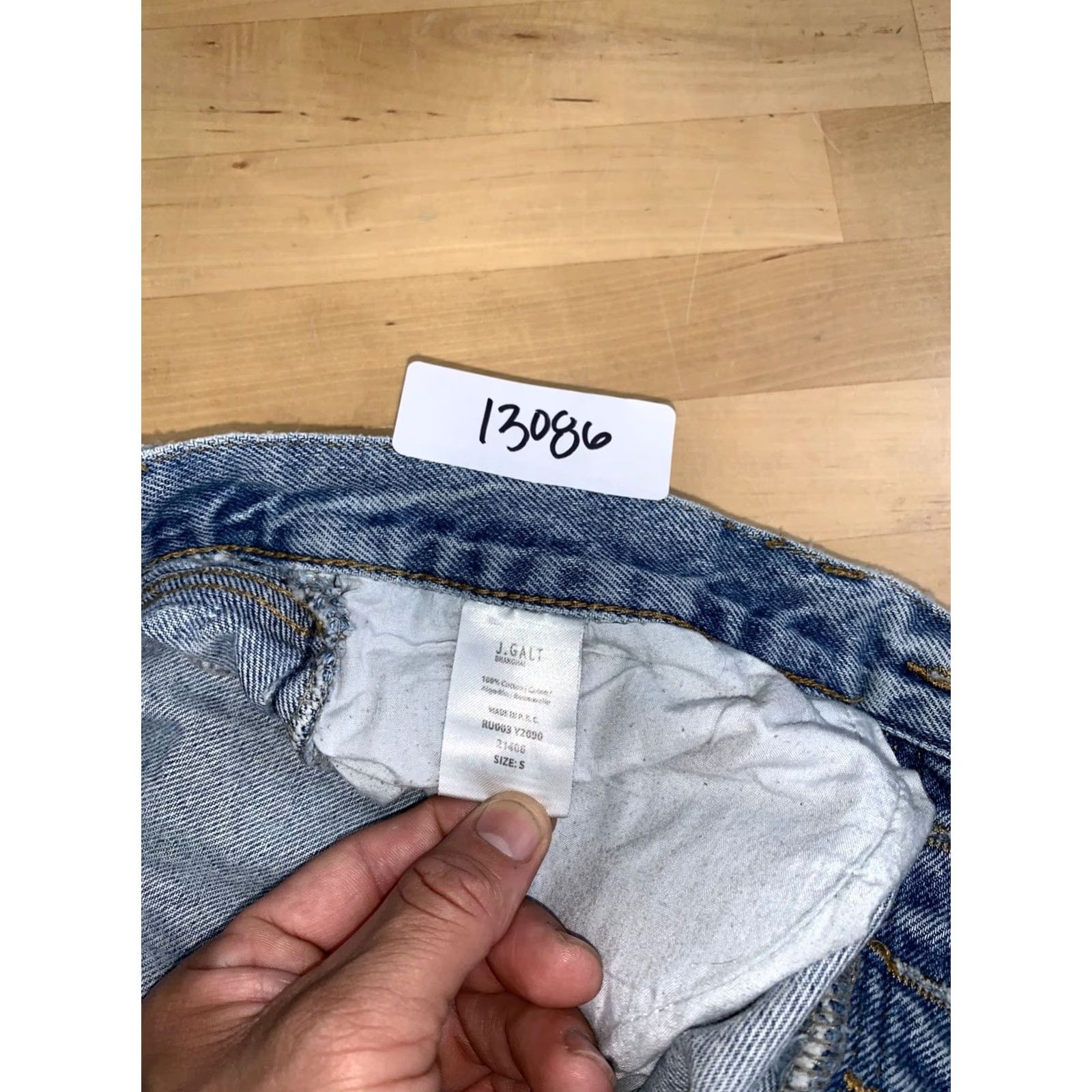 Vintage J Galt Jeans Women S Blue Straight 5-Pocket Button Fly Denim Vintage No Size 28" / US 6 / IT 42 - 2 Thumbnail