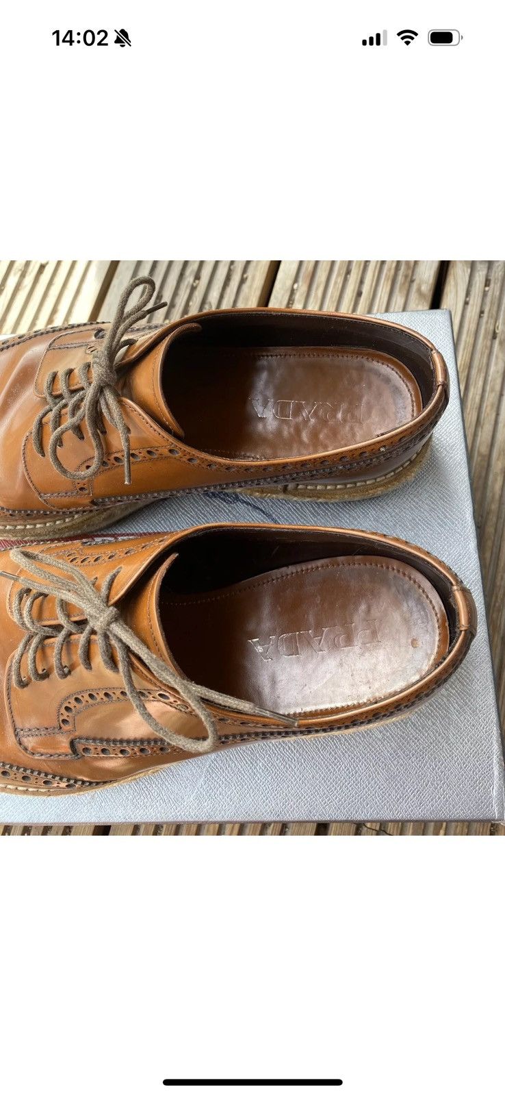 Prada Prada wingtip creeper platform SS11 Size US 10 / EU 43 - 2 Thumbnail