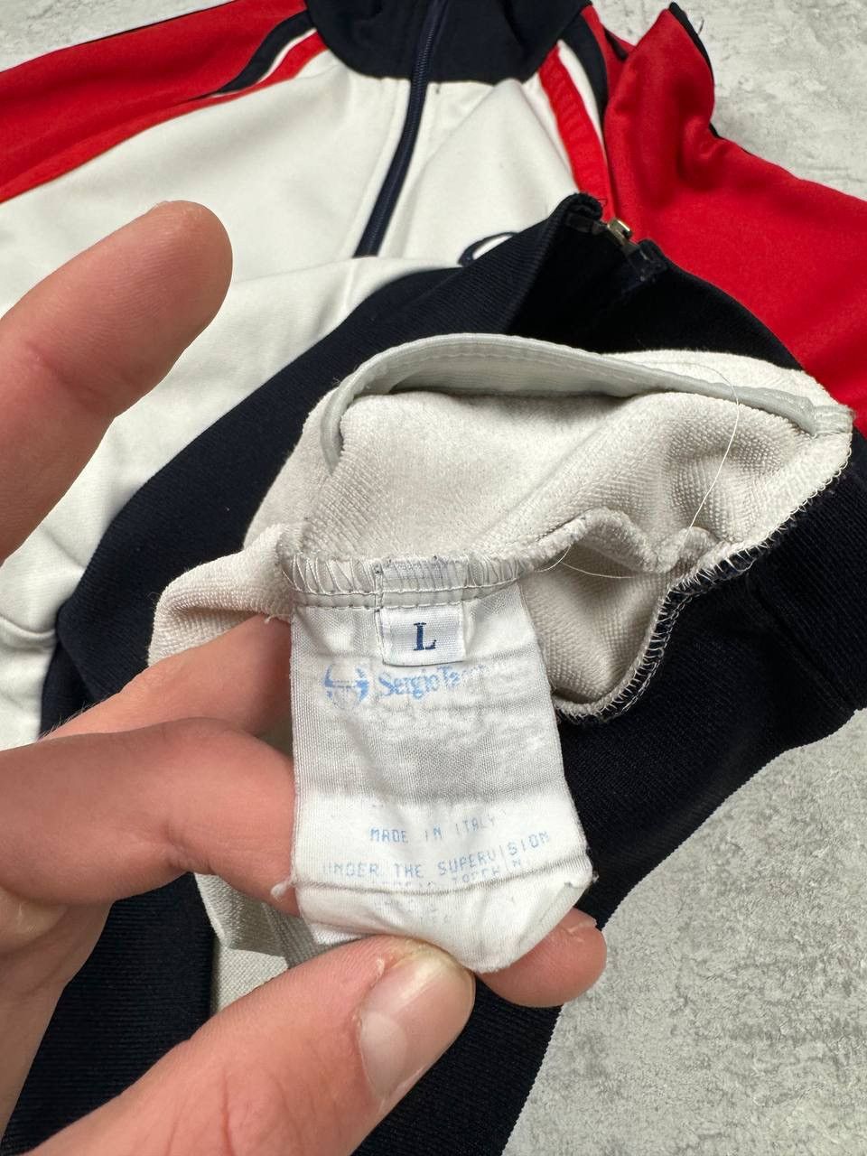 Sergio Tacchini RARE Vintage Sergio Tacchini White/Red Track Jacket Size US L / EU 52-54 / 3 - 14 Thumbnail