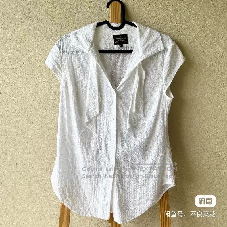 Vivienne Westwood Vivienne Westwood White Shirt Top Size XS / US 0-2 / IT 36-38 - 6 Thumbnail