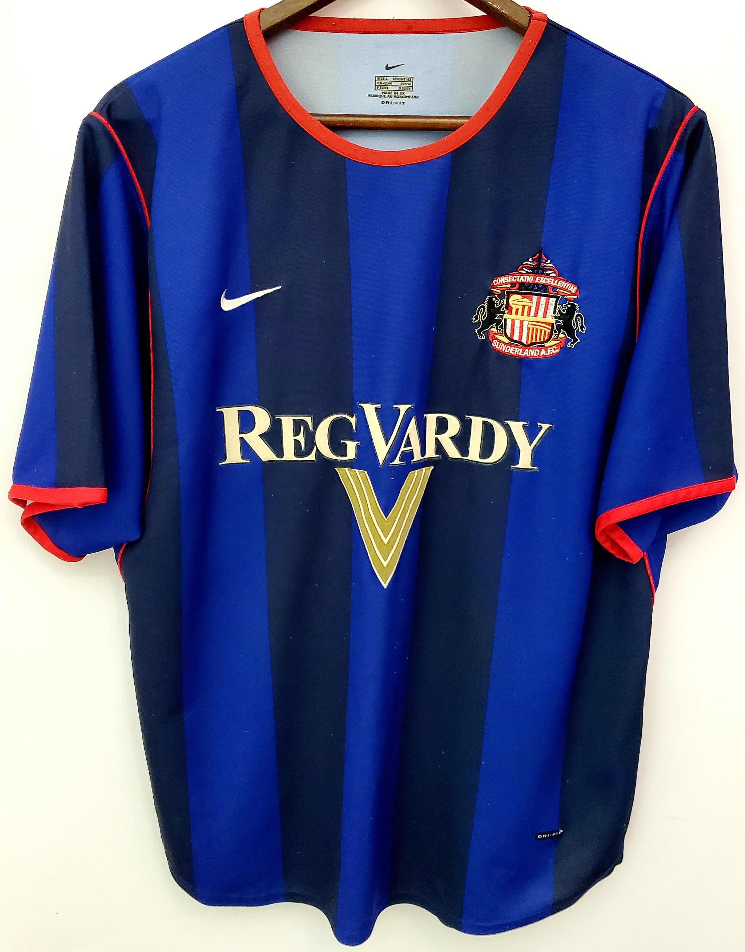 Nike × Vintage SUNDERLAND 2001 2002 AWAY FOOTBALL SOCCER JERSEY NIKE sz L Size US L / EU 52-54 / 3 - 1 Thumbnail