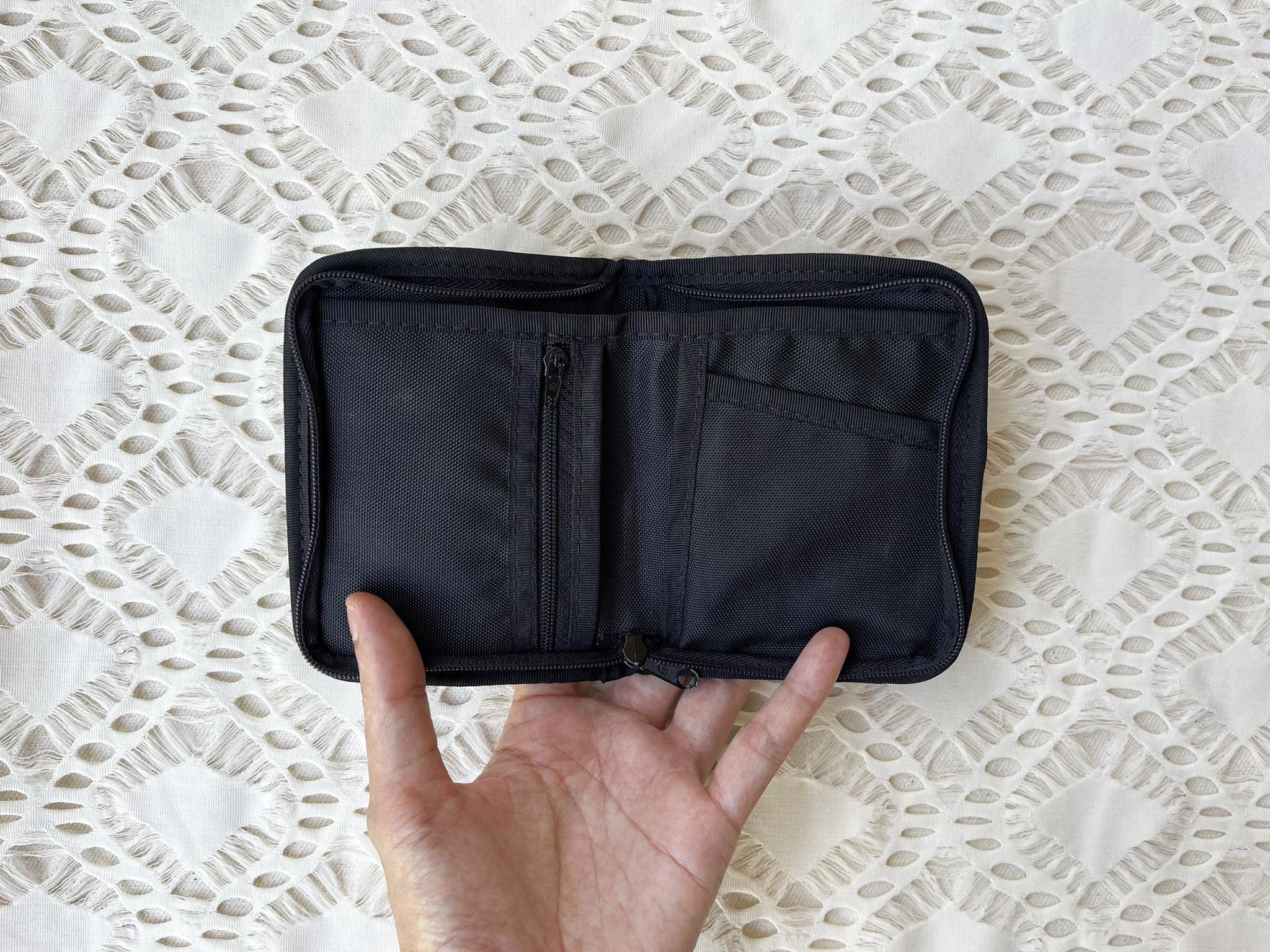 Vintage Shiny Doodle Art PVC zip up wallet, cartoon wallet Size ONE SIZE - 8 Thumbnail