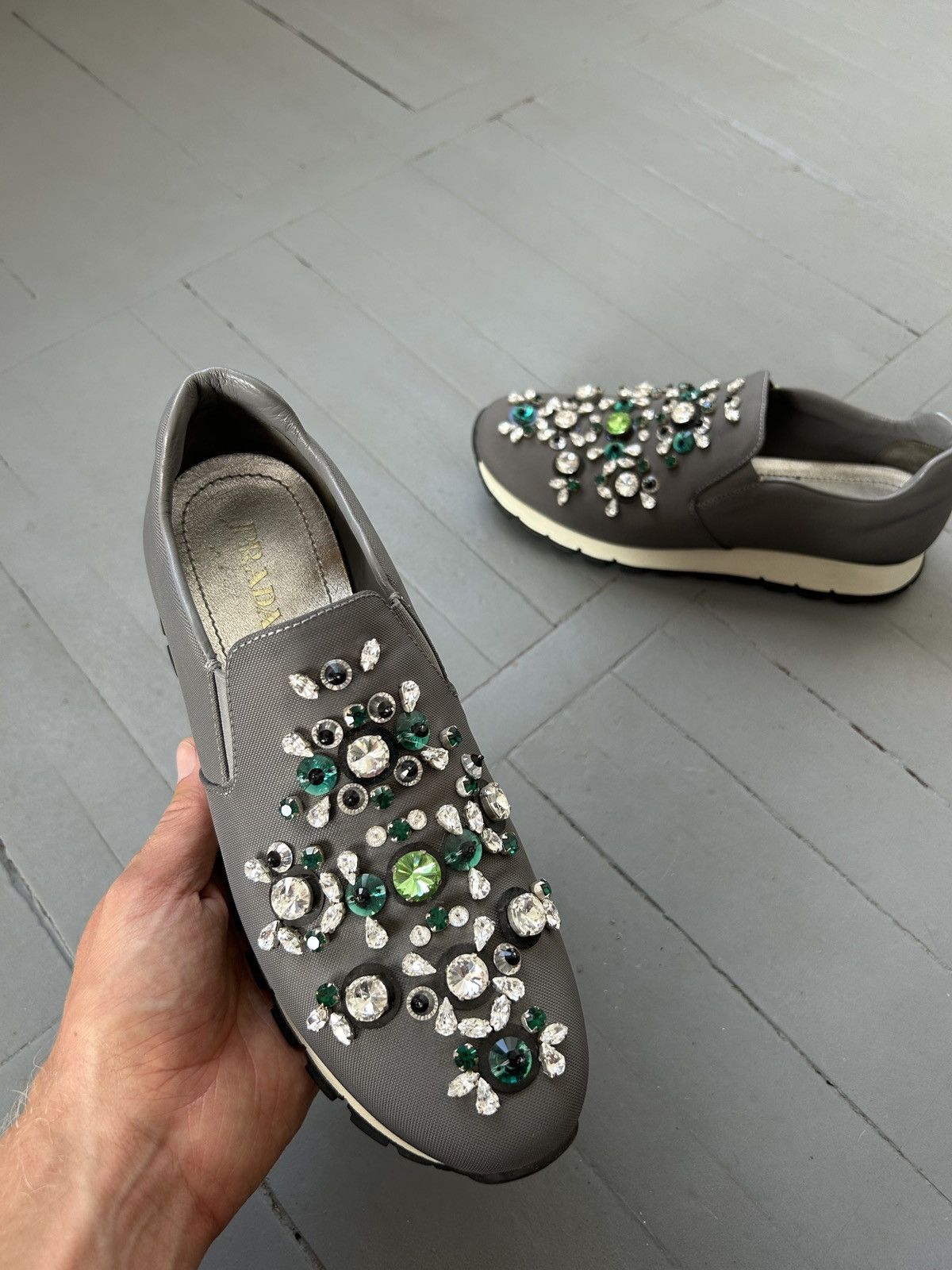Prada Prada low top sneakers loafers Size US 9 / IT 39 - 4 Thumbnail