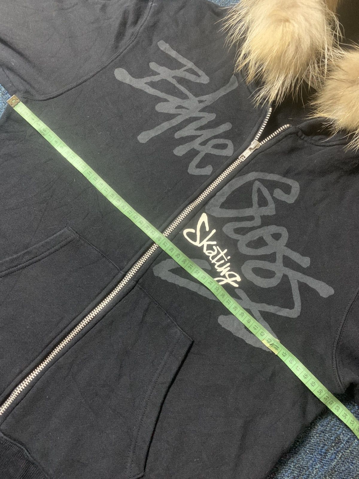 Japanese Brand Japanese Fur Bluecross Skating ziphoodie Size US M / EU 48-50 / 2 - 10 Thumbnail