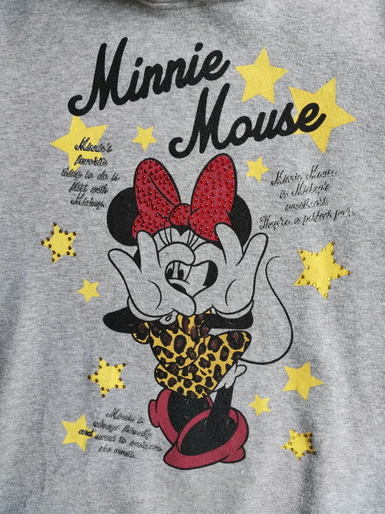 Disney × Mickey Mouse Disney Minnie Mouse Big Logo Hoodie Sweatshirt Size US M / EU 48-50 / 2 - 5 Thumbnail