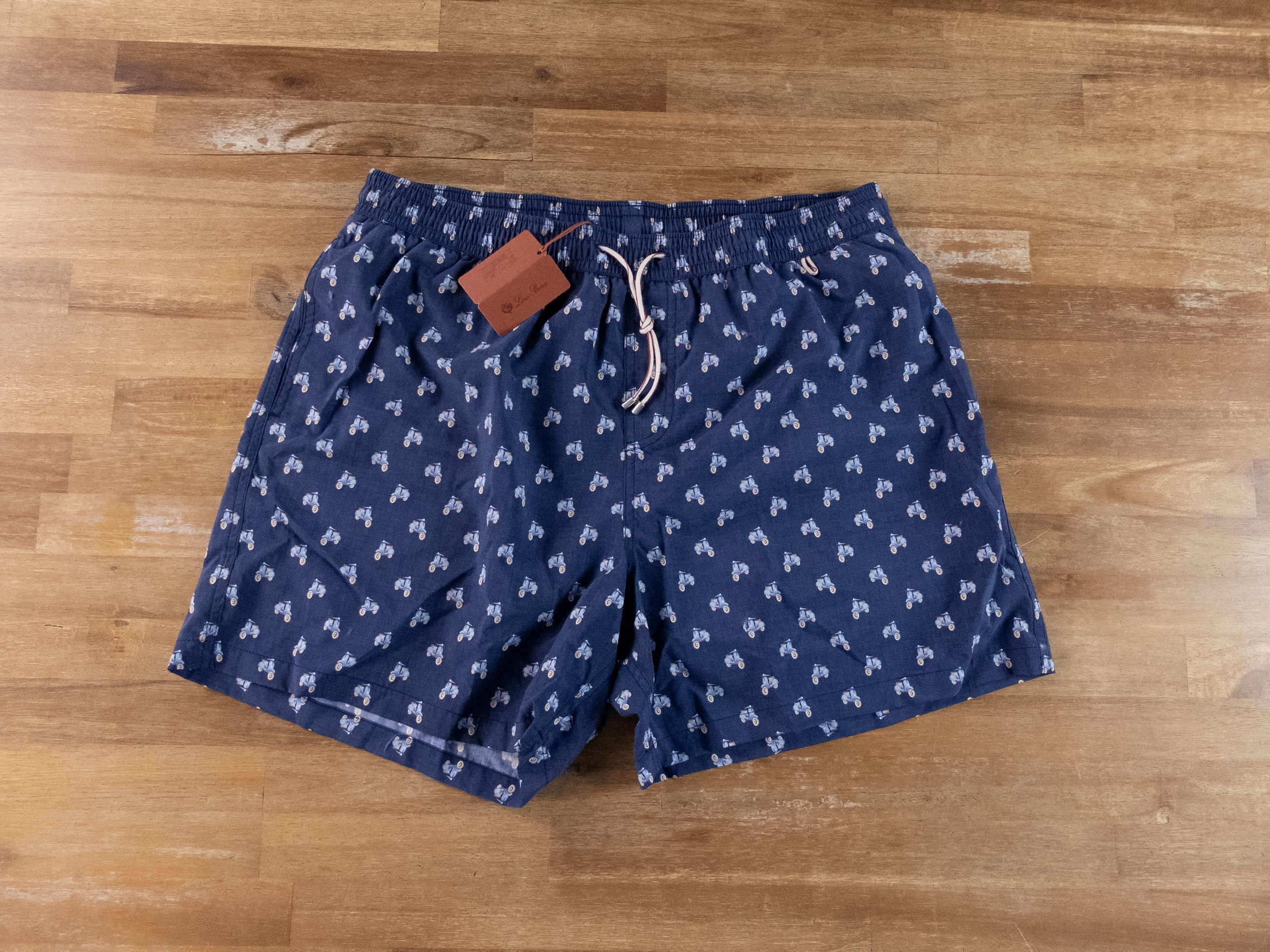 Loro Piana LORO PIANA navy blue Bay Toys motorcycle swim shorts XL Size US 36 / EU 52 - 1 Thumbnail