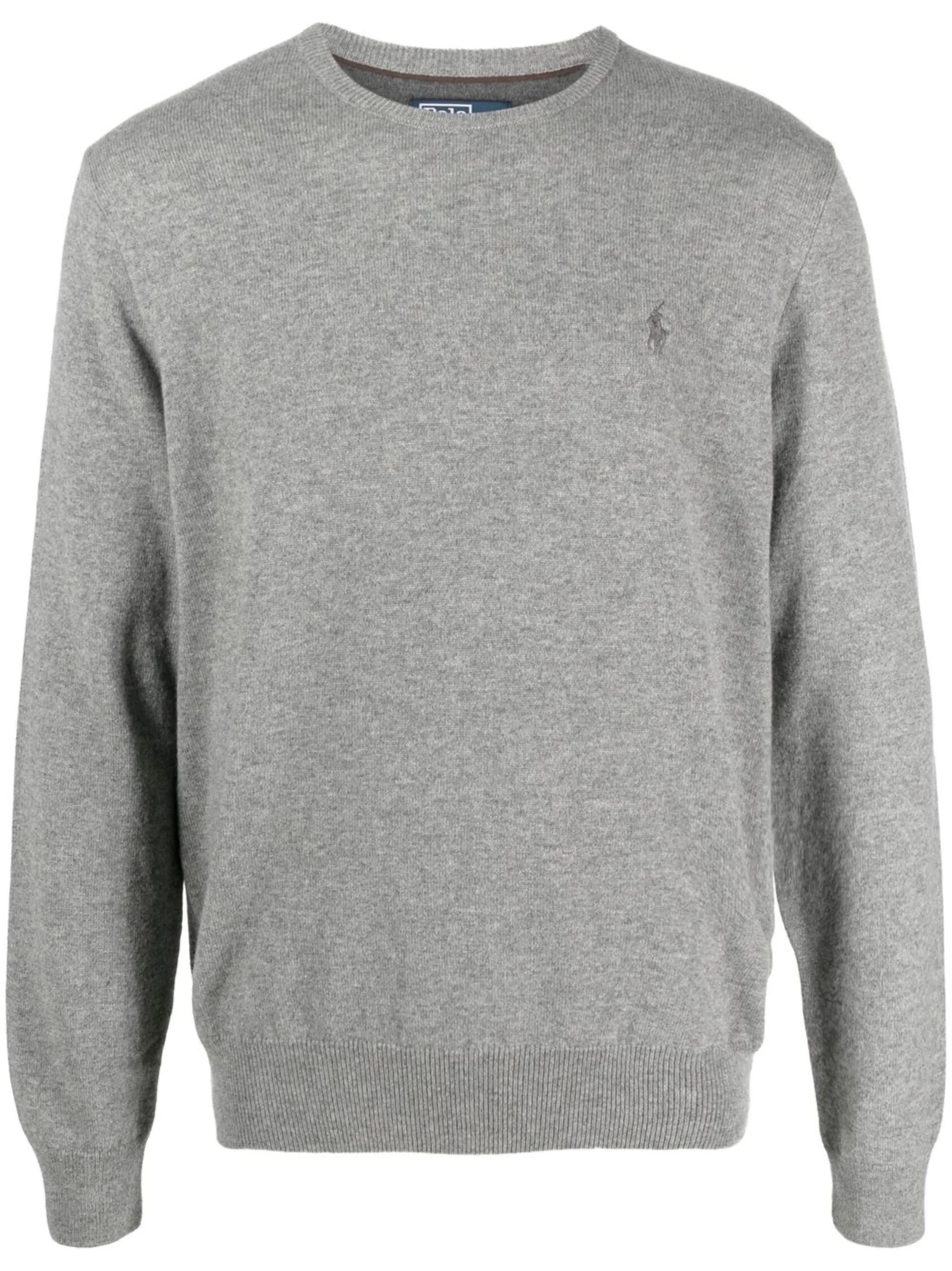 Polo Ralph Lauren o1s22i1n0125 Crewneck Wool Sweater in Grey Size US S / EU 44-46 / 1 - 1 Thumbnail