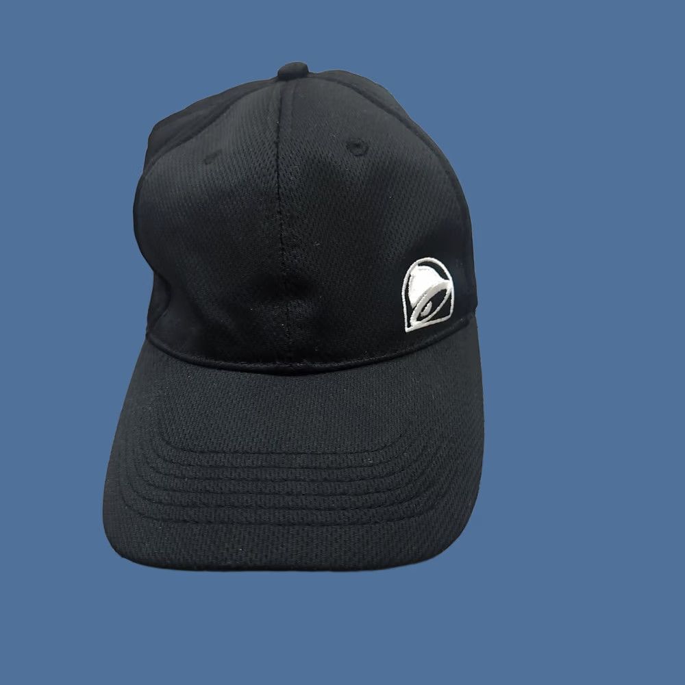 Bell Taco Bell Hat Unisex Men One Size Snapback Employee Worker Logo Live Mas Adults Black Polyester Snapback Size ONE SIZE - 1 Thumbnail