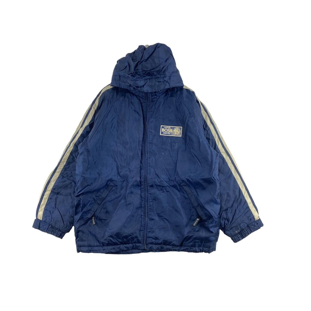 Other SUNTORY BOSS COFFEE Blue Windbreaker Jacket Hoodie Size US L / EU 52-54 / 3 - 1 Thumbnail