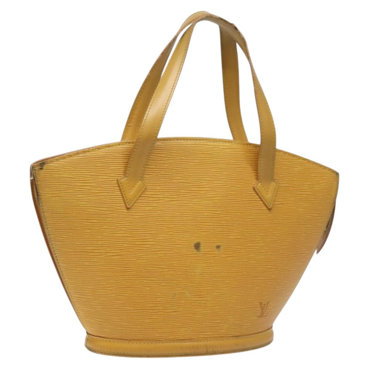 Louis Vuitton LOUIS VUITTON Epi Saint Jacques Hand Bag Yellow M52279 Size ONE SIZE - 1 Thumbnail