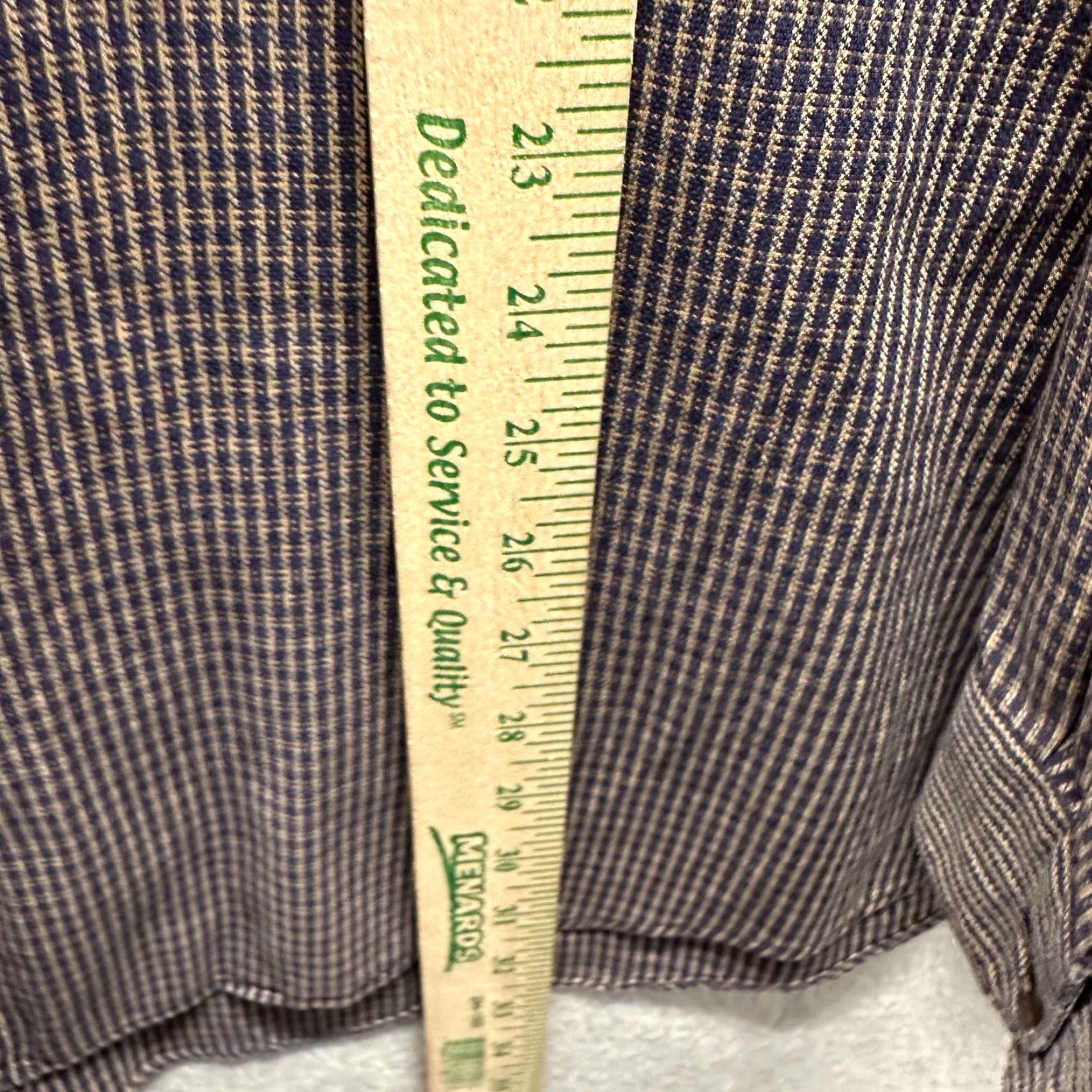 Vintage Scott Barber Shirt XL Blue Cotton Button-Up Mens Casual Classic 80s 90s Preppy Knit Collar-Down Button Size US XL / EU 56 / 4 - 7 Thumbnail